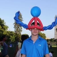 Patriotic Balloon Viking Hat at White House