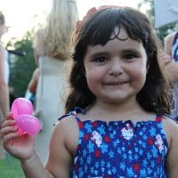 Girl with Balloon at White House