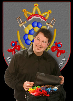 Todd in front of the TBC Crest