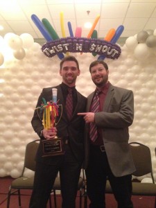 Jason & Todd at the award banquet 