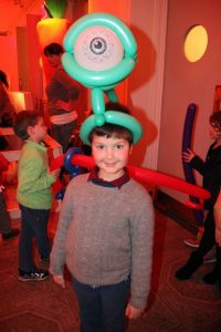 Balloon Eye Hat at Bunny Hop 