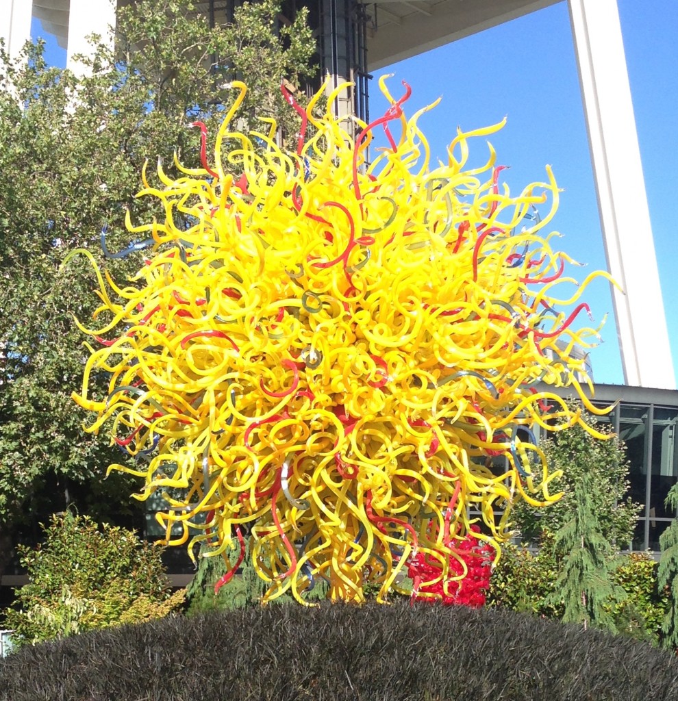 Chihuly Yellow Glass Tree