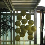 Lemon Balloon Bouquet against window