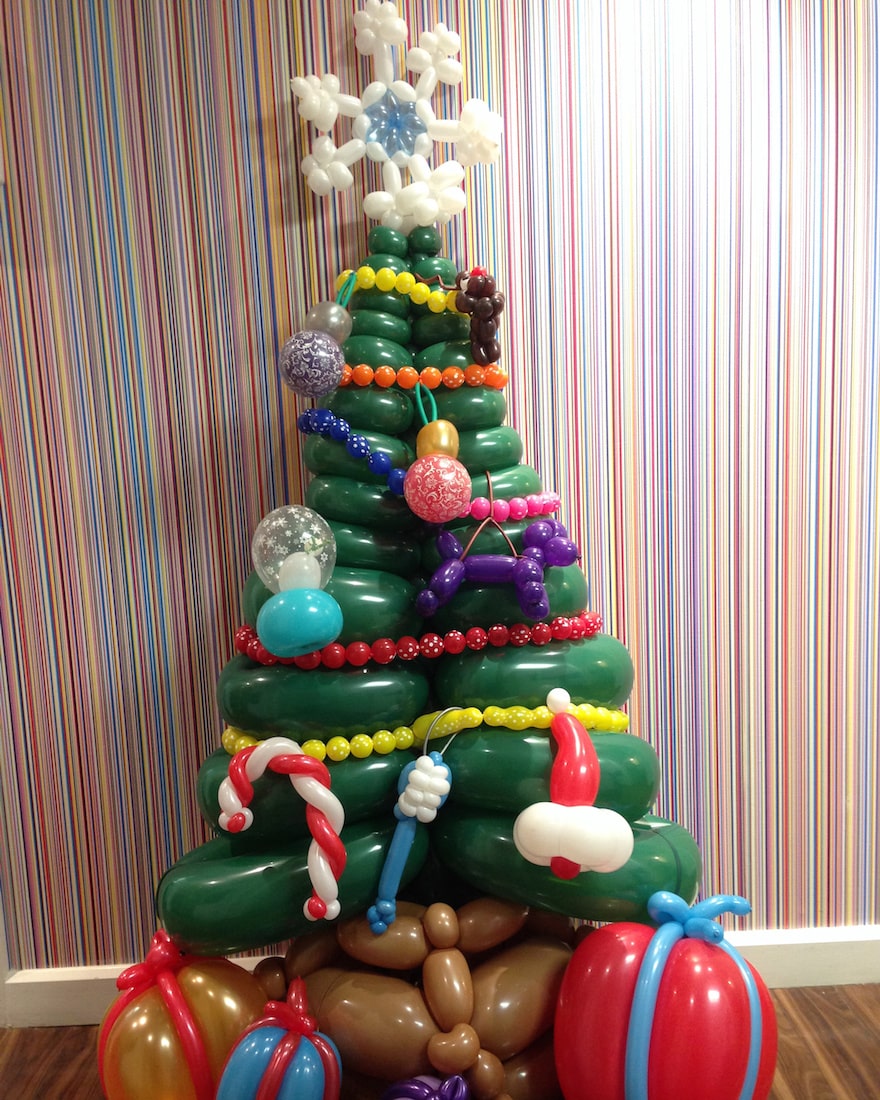 Balloon Christmas Tree