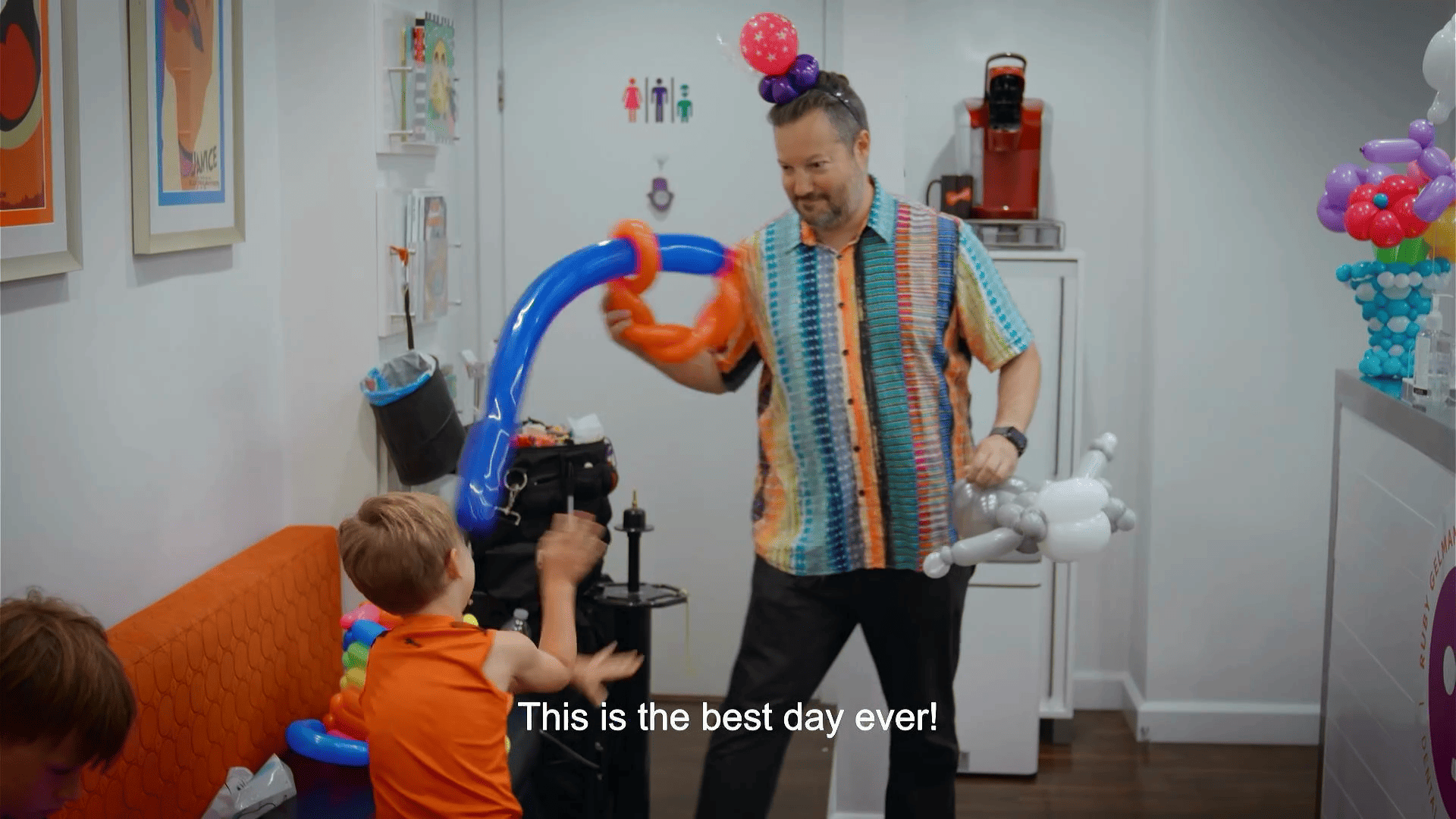 Todd on the Baldwin's TV show